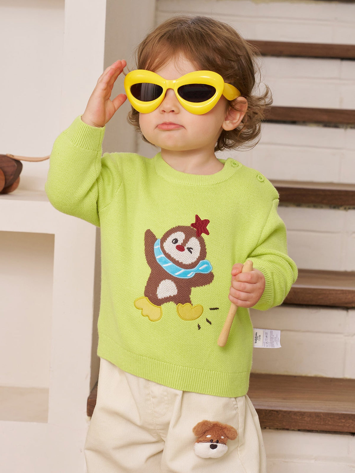 Balabala Baby Unisex Crew Neck Sweater