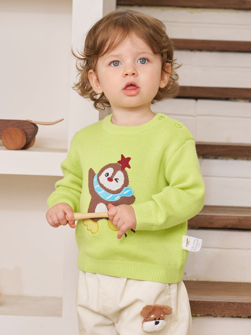 Balabala Baby Unisex Crew Neck Sweater