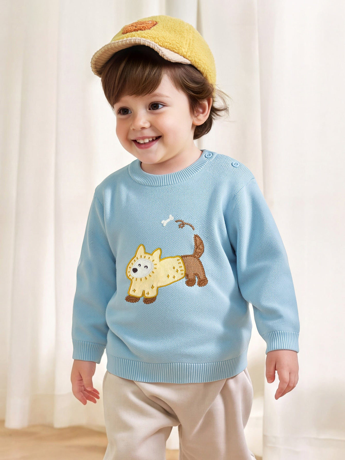 Balabala Baby Unisex Crew Neck Sweater