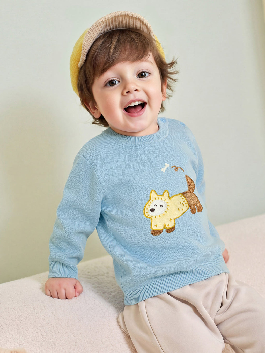 Balabala Baby Unisex Crew Neck Sweater