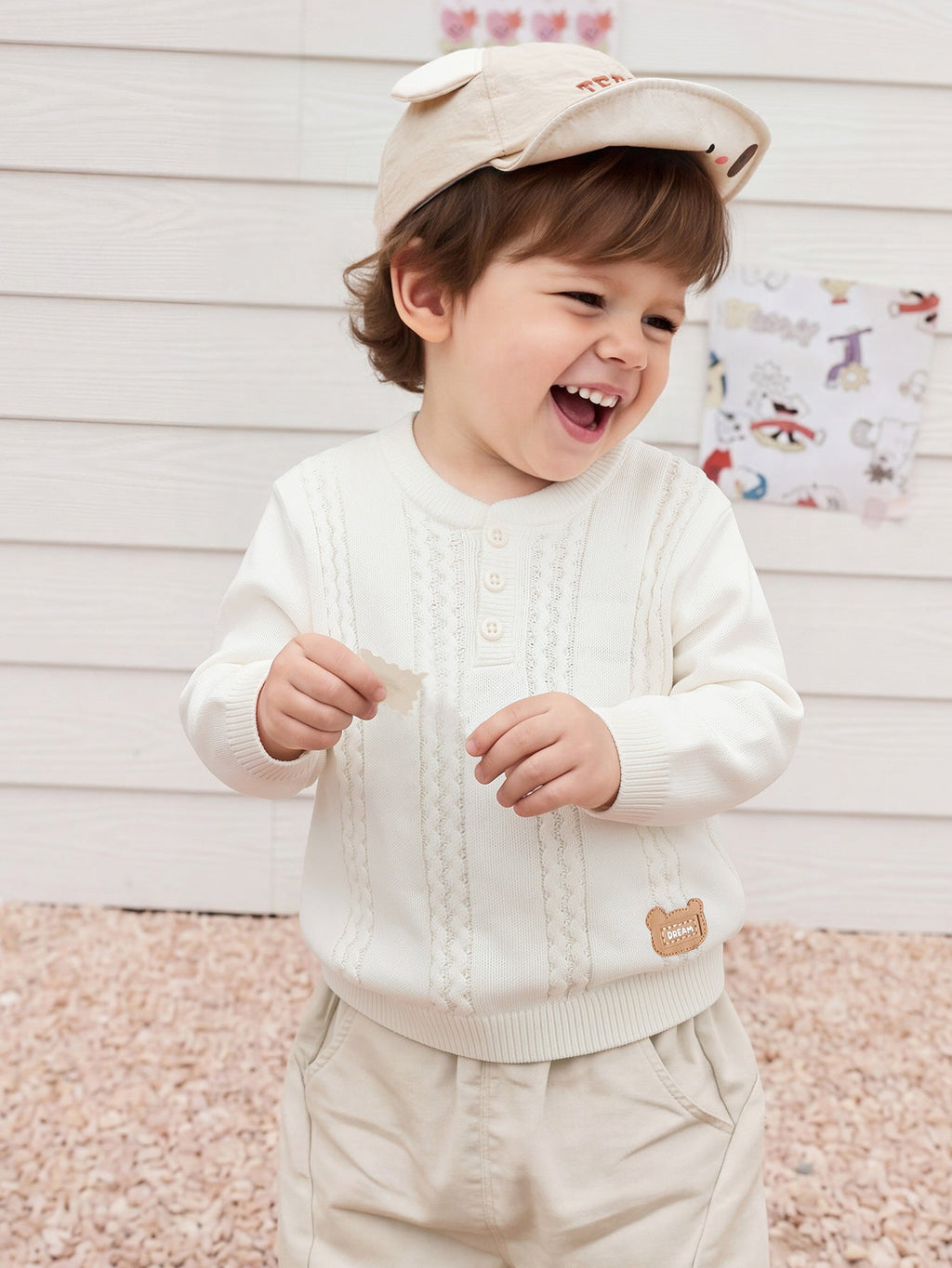 Balabala Baby Unisex Crew Neck Sweater