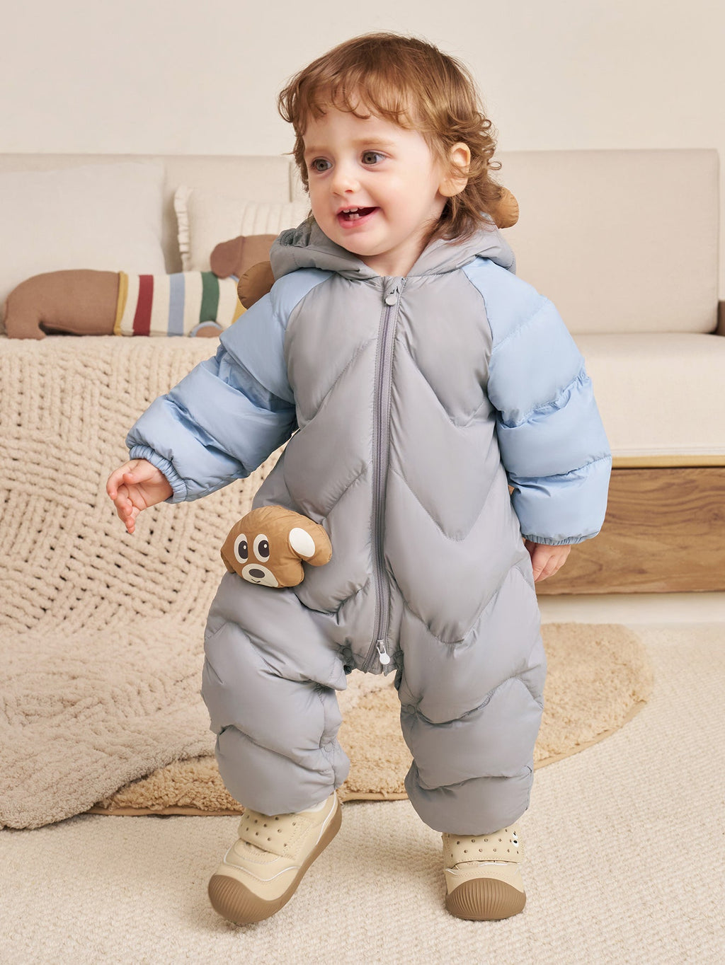 Balabala Baby Unisex Woven Jumpsuit