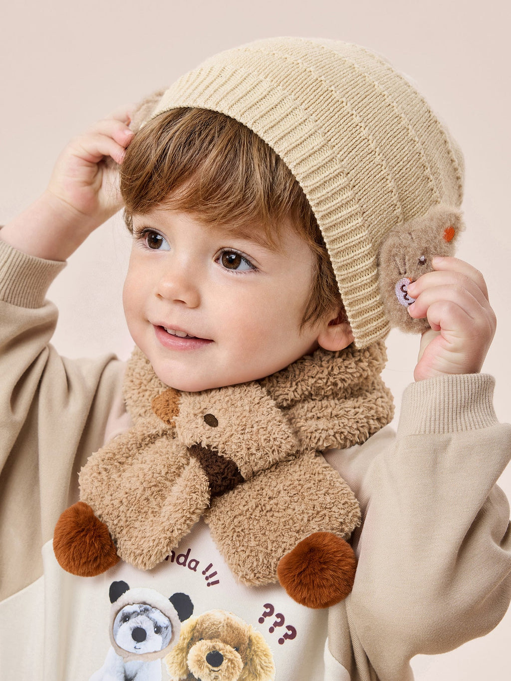 Balabala Baby Unisex Knitted Scarf
