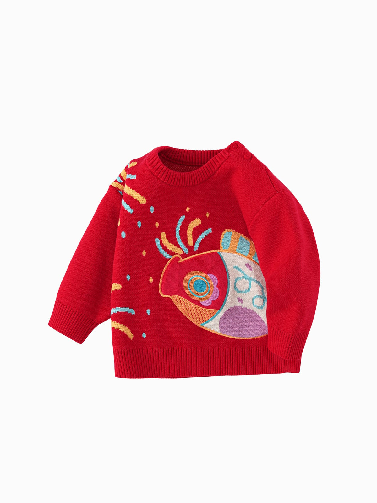 Balabala Children's Clothes Baby Sweater Pullover 2025 New Winter Clothes Baby Bottoming Shirt Cute and Fun