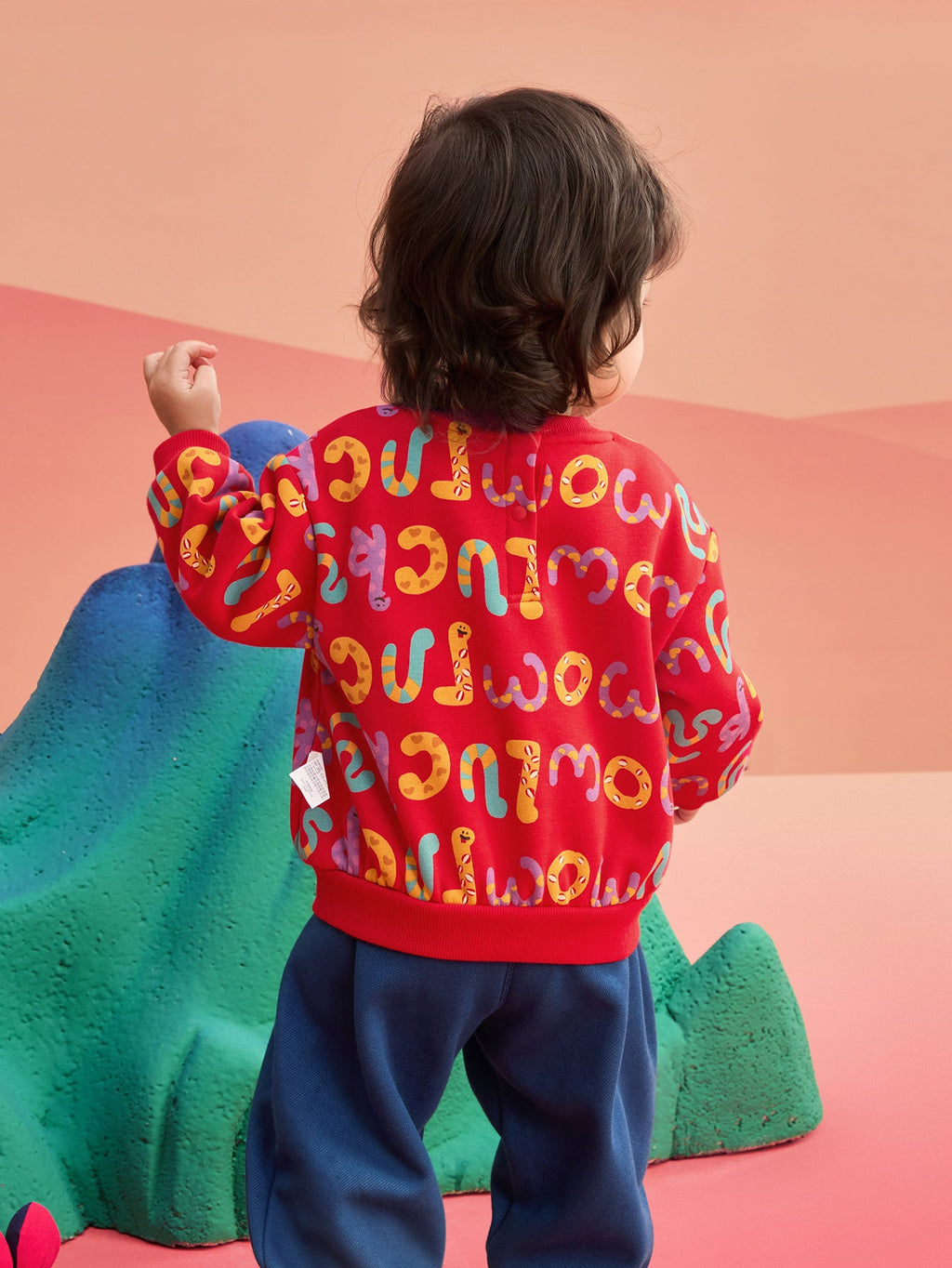 Balabala Children Clothes Baby Suit Baby Clothes 2025 New Sports 2Pcs Pack Cute Fleece Trendy