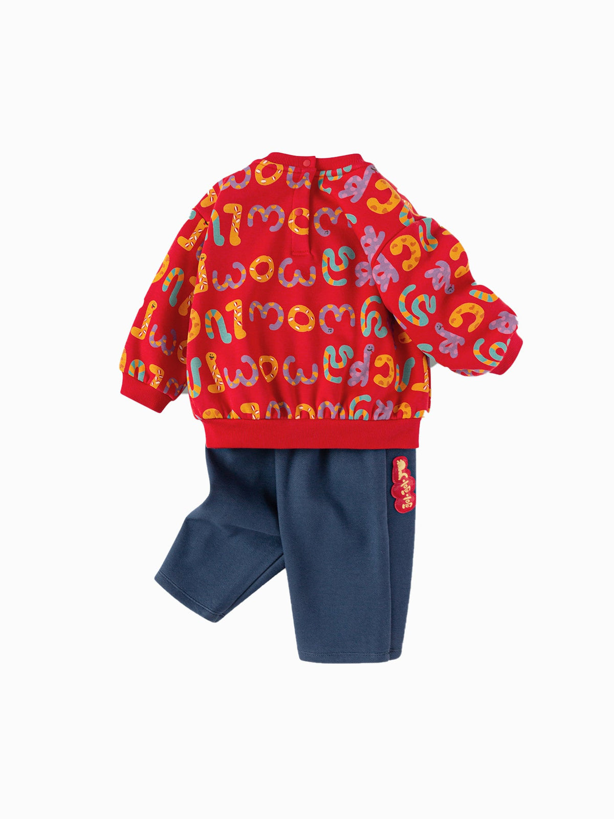 Balabala Children Clothes Baby Suit Baby Clothes 2025 New Sports 2Pcs Pack Cute Fleece Trendy