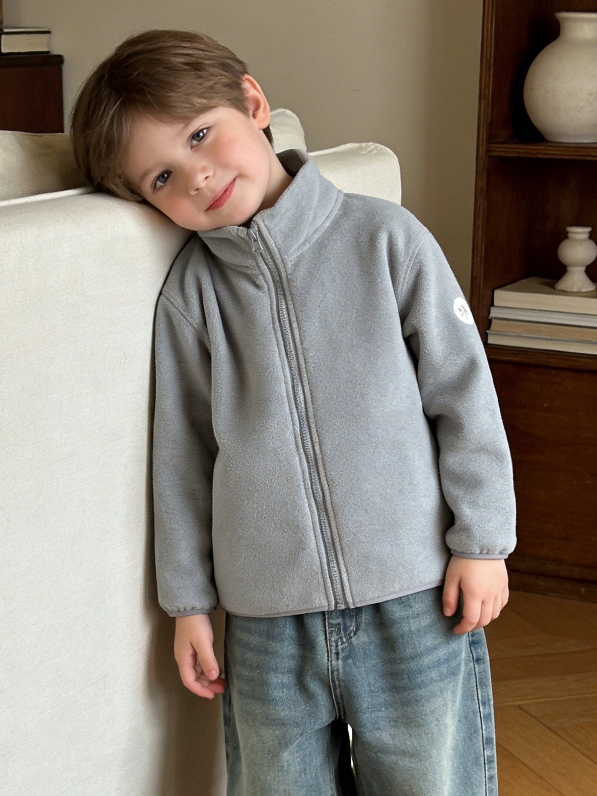 Balabala  Anti-Static Warm Soft Skin-Friendly Fleece Jacket
