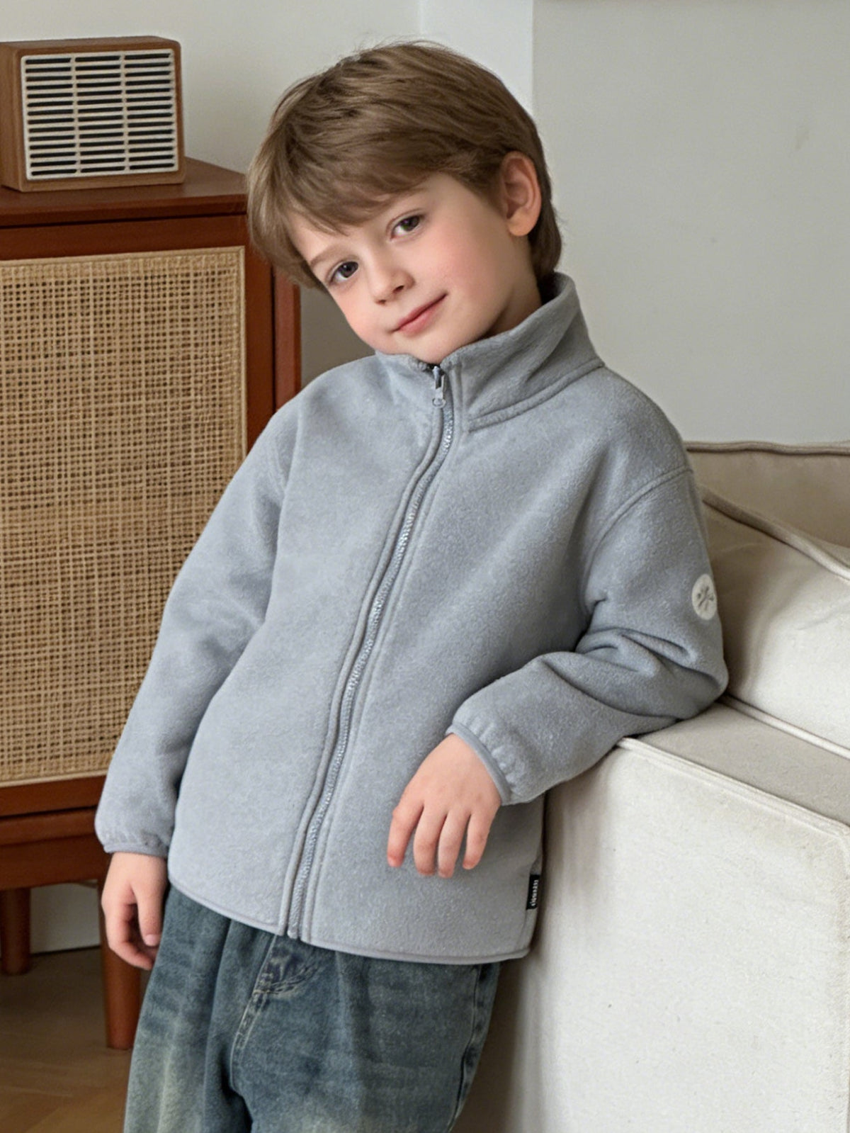 Balabala  Anti-Static Warm Soft Skin-Friendly Fleece Jacket