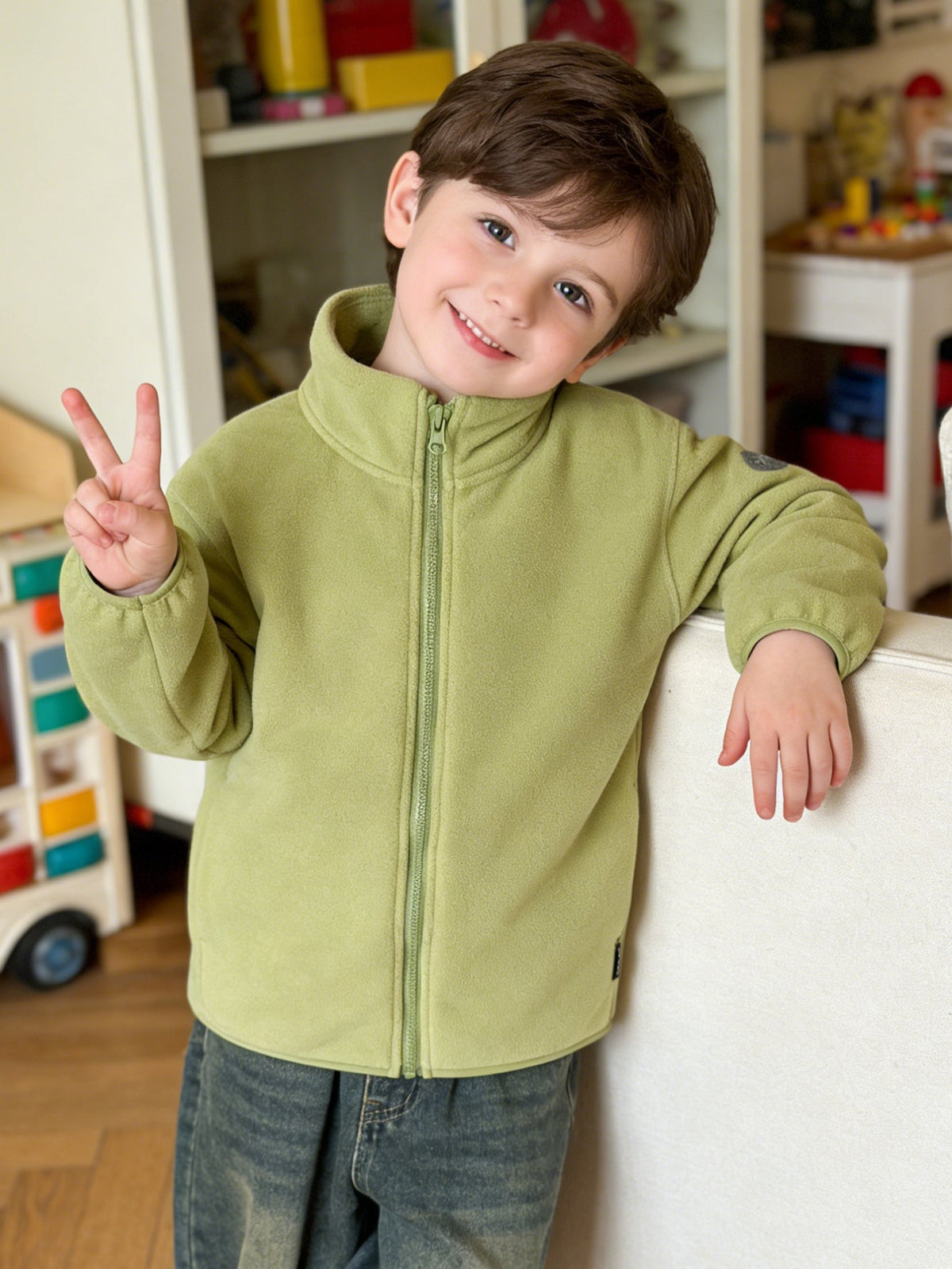 Balabala  Anti-Static Warm Soft Skin-Friendly Fleece Jacket