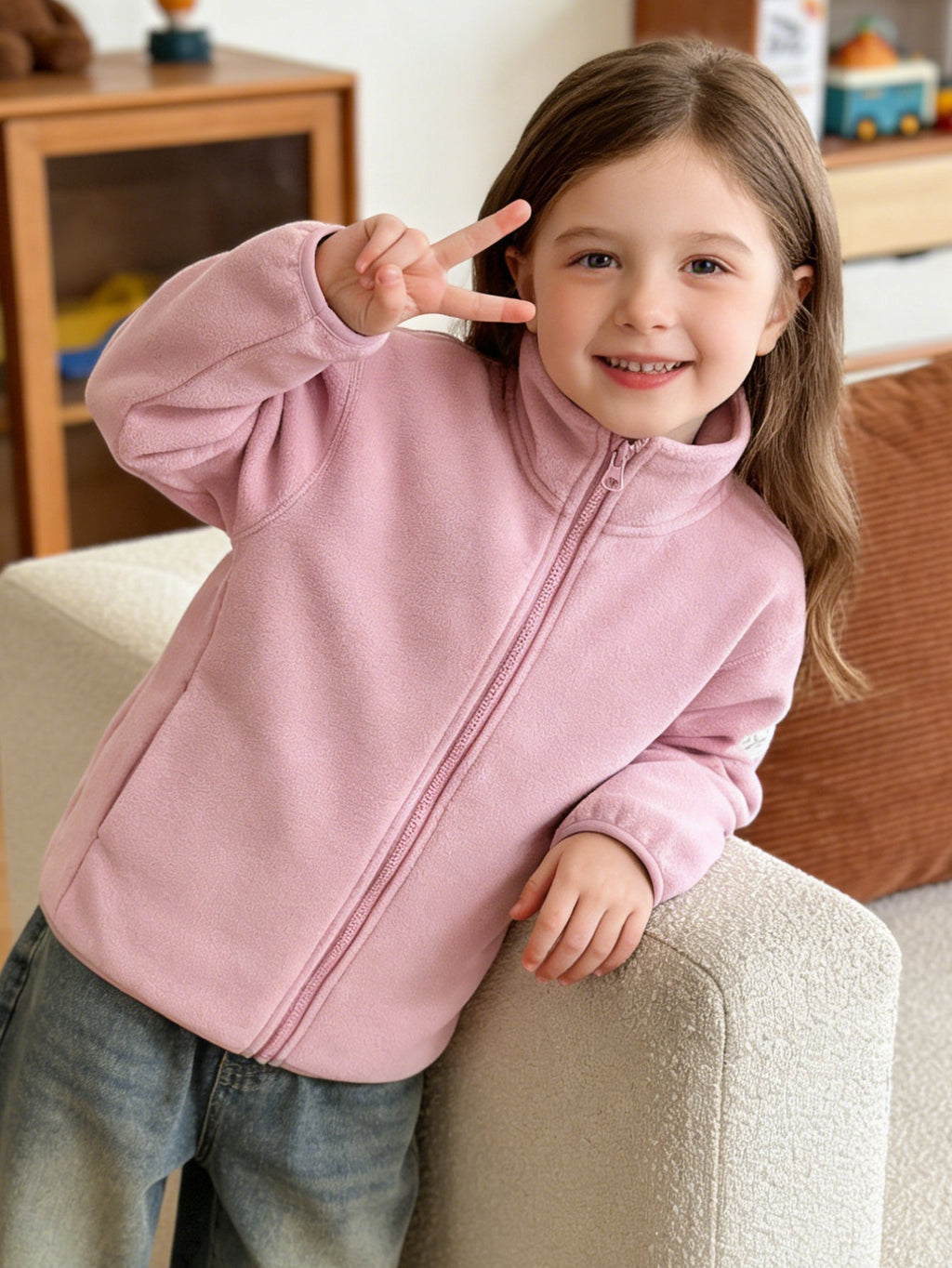 Balabala  Anti-Static Warm Soft Skin-Friendly Fleece Jacket