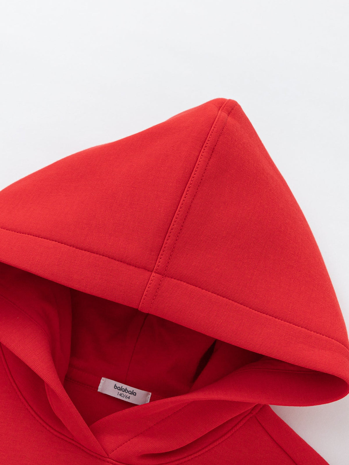 Balabala children's long-sleeved sweater girls 2025 winter new hooded love New Year red tops