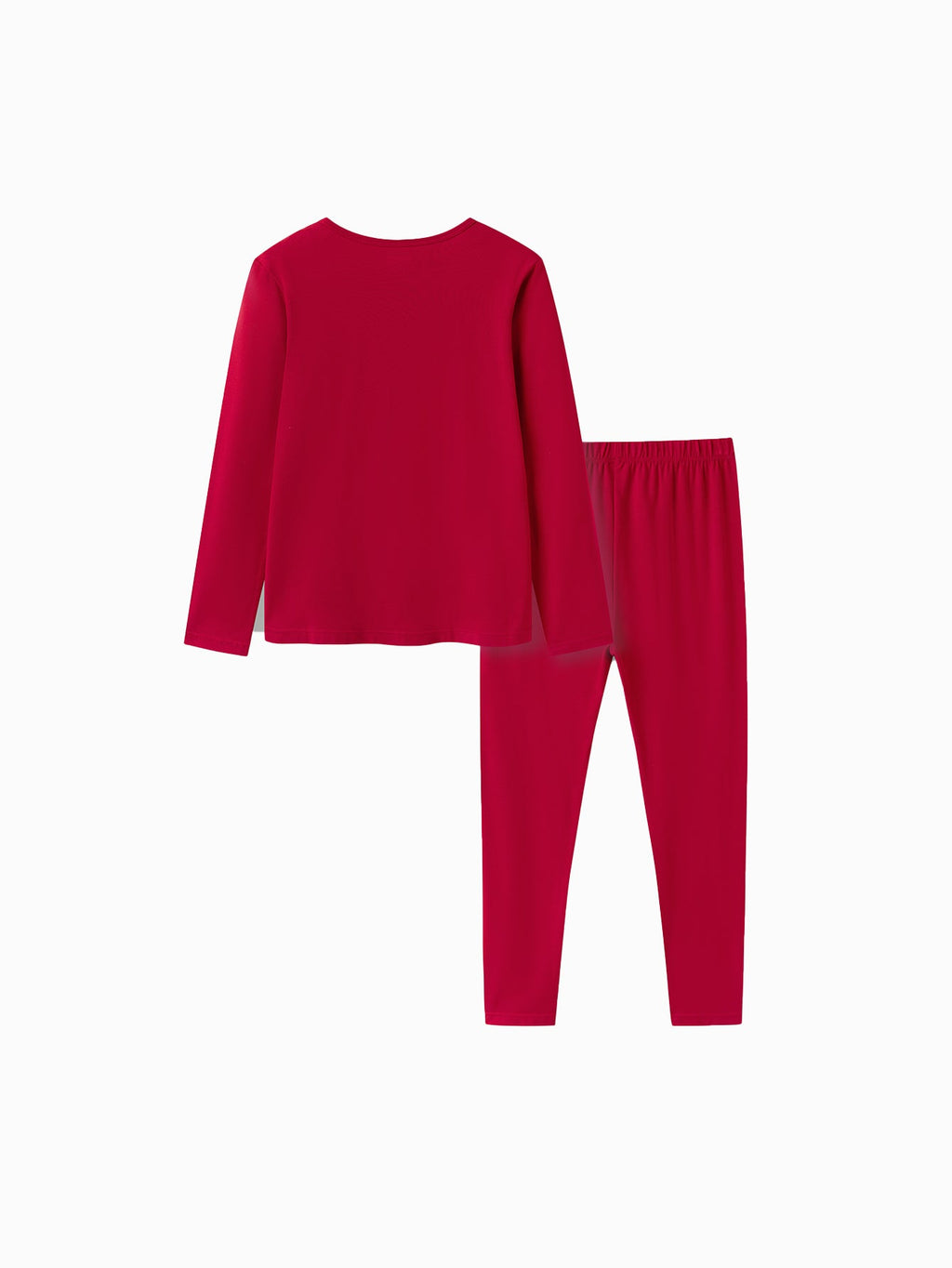 Balabala Children Thermal Underwear Suit Year of the Snake New Boy And Girl Autumn Heated Top And Pants Animal Year Red Pajamas