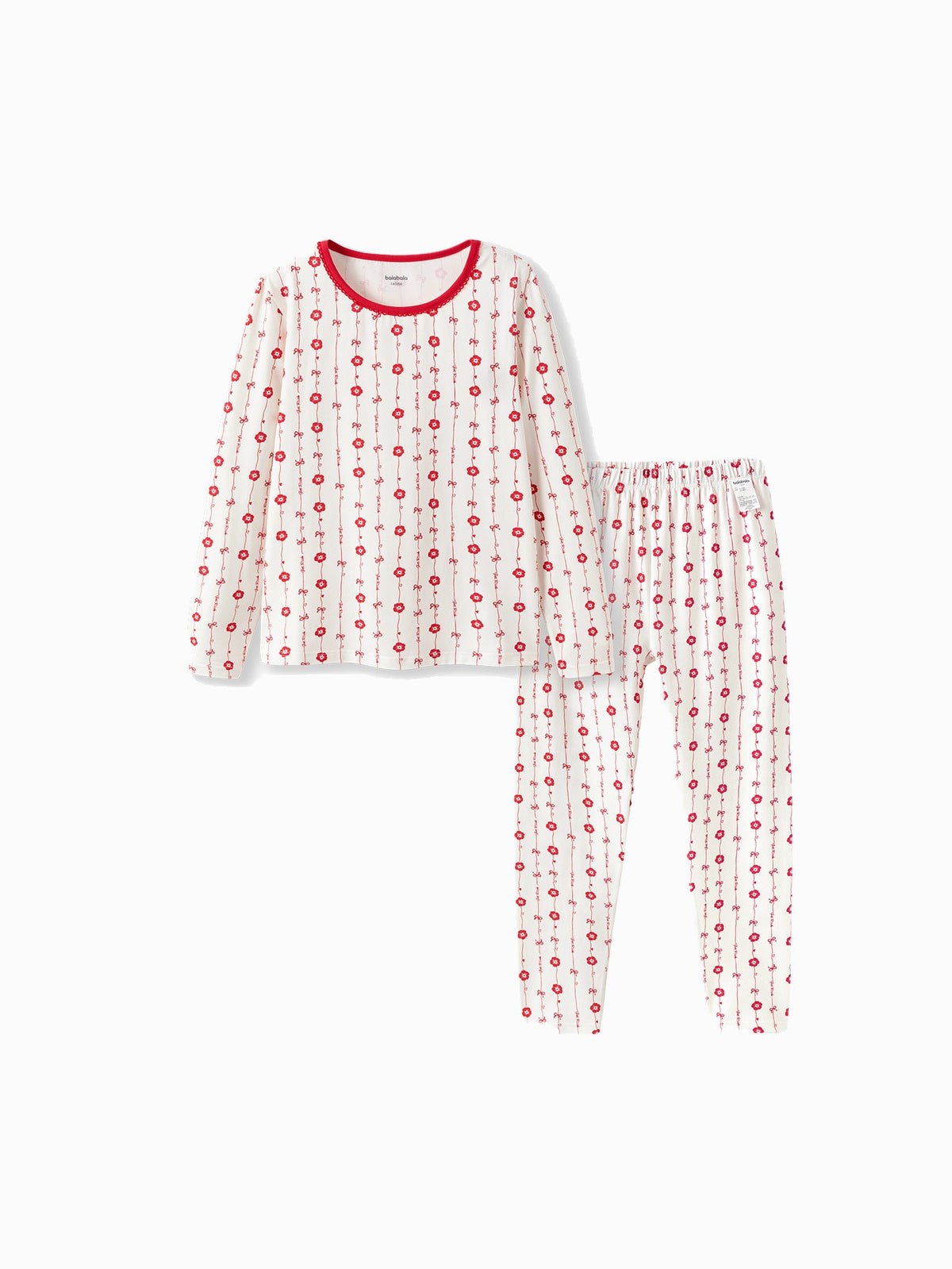 Balabala Baby Autumn Clothes Suit Year of the Snake Boy And Girl Thermal Underwear Animal Year Red Pajamas