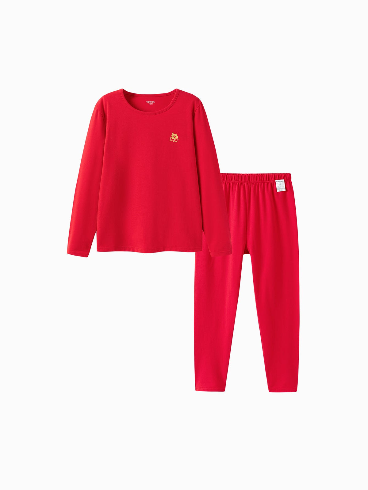 Balabala Baby Autumn Clothes Suit Year of the Snake Boy And Girl Thermal Underwear Animal Year Red Pajamas