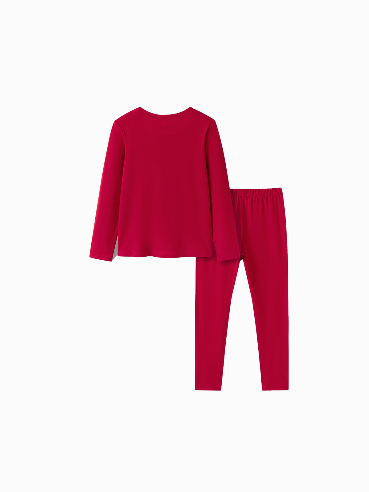 Balabala Children Thermal Underwear Suit Year of the Snake New Boy And Girl Autumn Heated Top And Pants Animal Year Red Pajamas