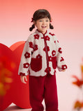 Balabala  New Boy and Girl Pajama Suit New Year's Greeting Red Animal Year