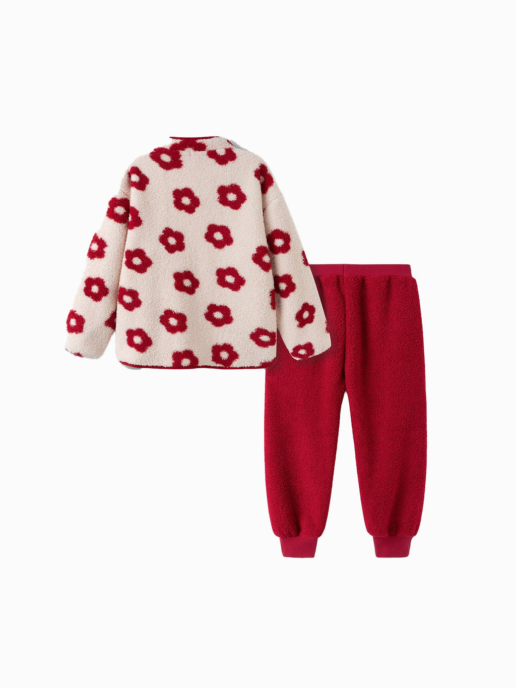 Balabala  New Boy and Girl Pajama Suit New Year's Greeting Red Animal Year