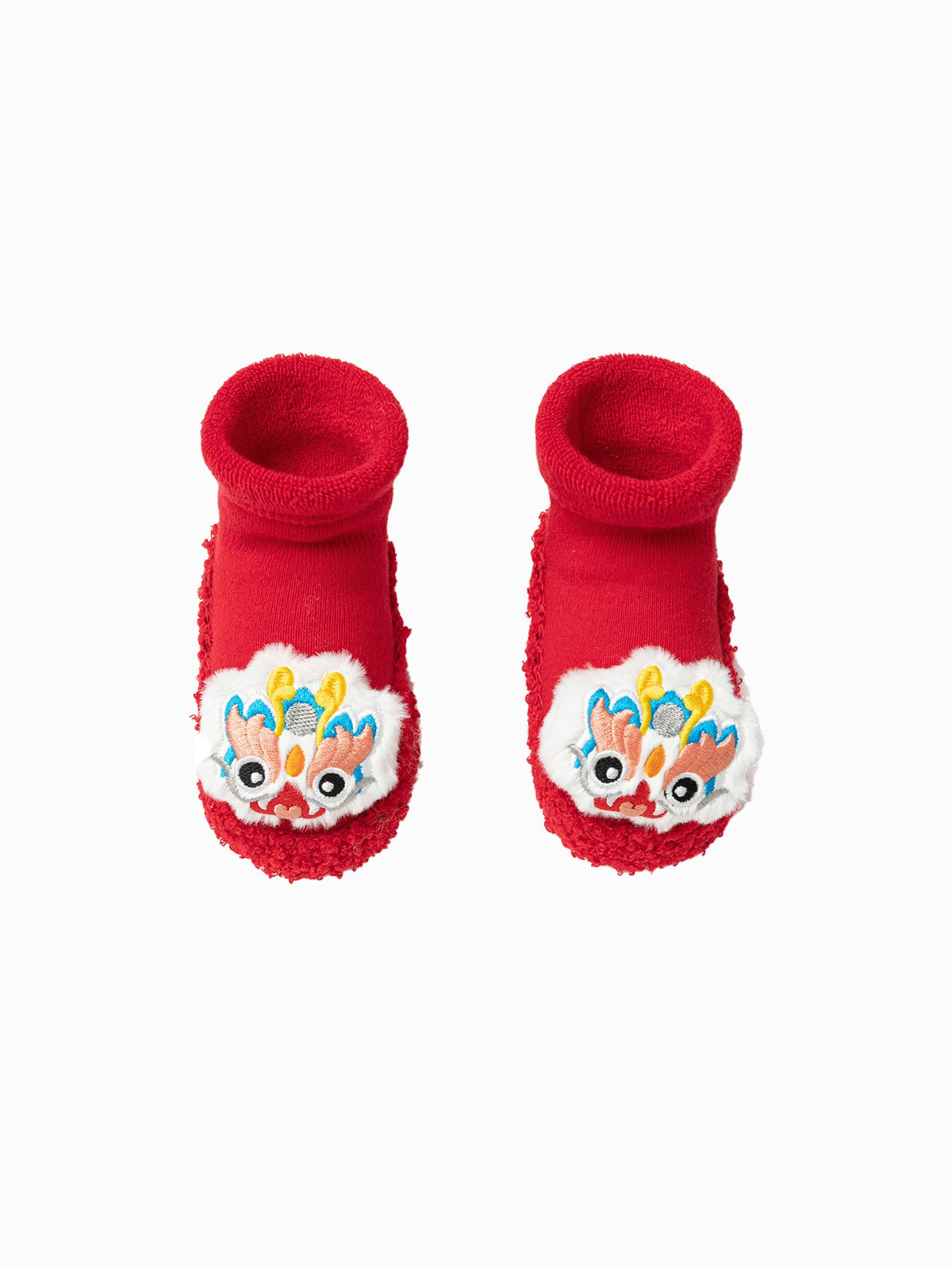 Balabala Baby Floor Socks Terry Cloth Warm Year of Snake New Boys And Girls Socks Pre-Walker Shoes Zodiac Year