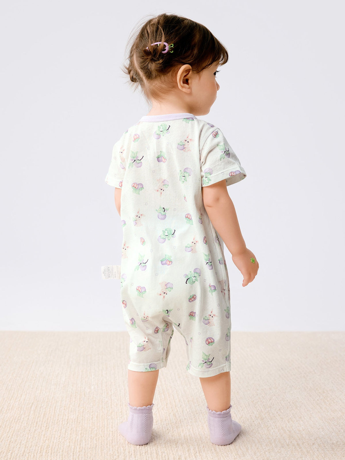 Baby Unisex Baby Underwear Suit In A Straight Open Jumpsuit