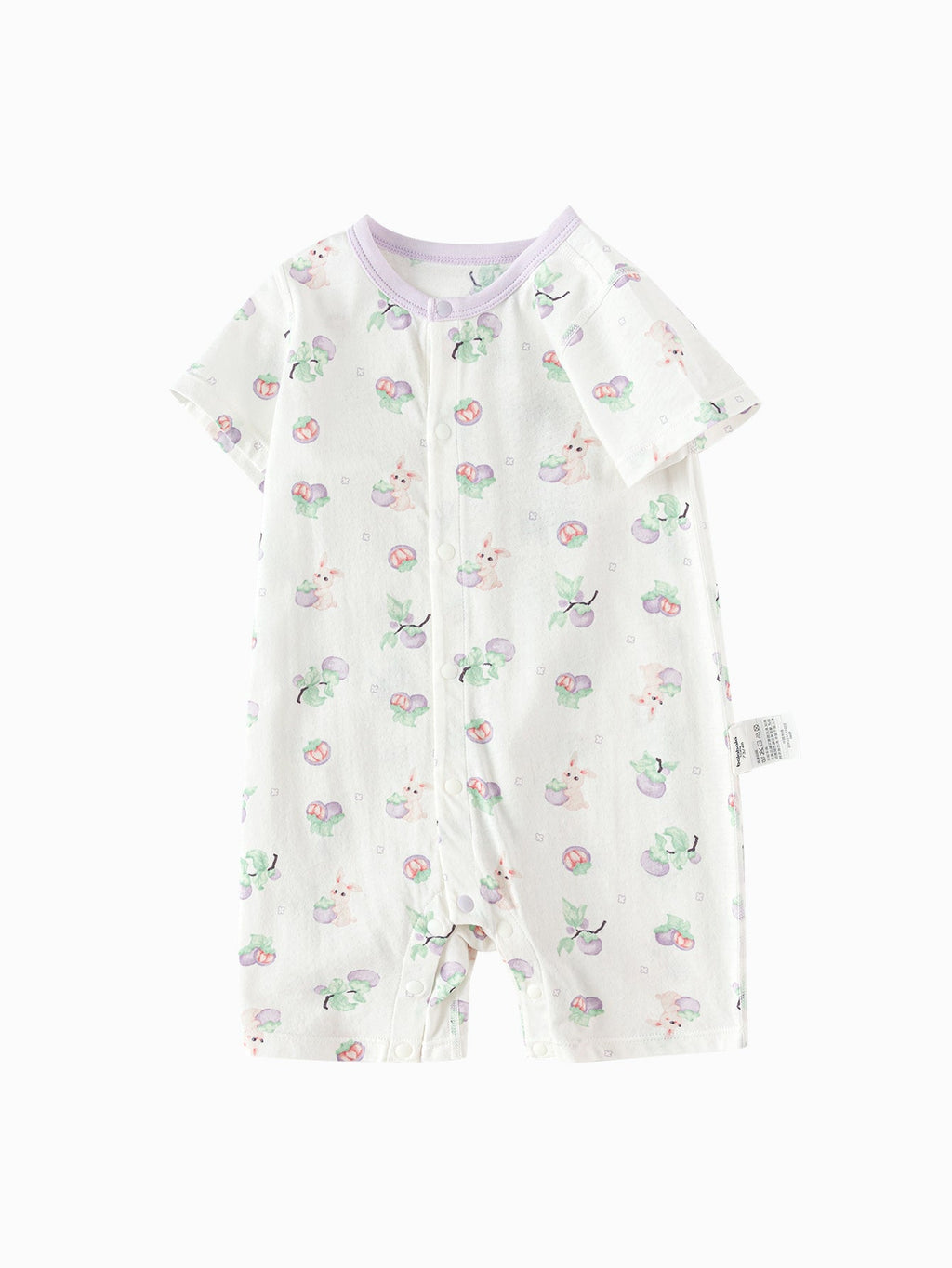 Baby Unisex Baby Underwear Suit In A Straight Open Jumpsuit