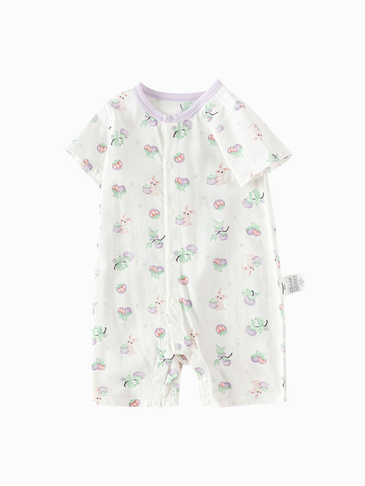 Baby Unisex Baby Underwear Suit In A Straight Open Jumpsuit
