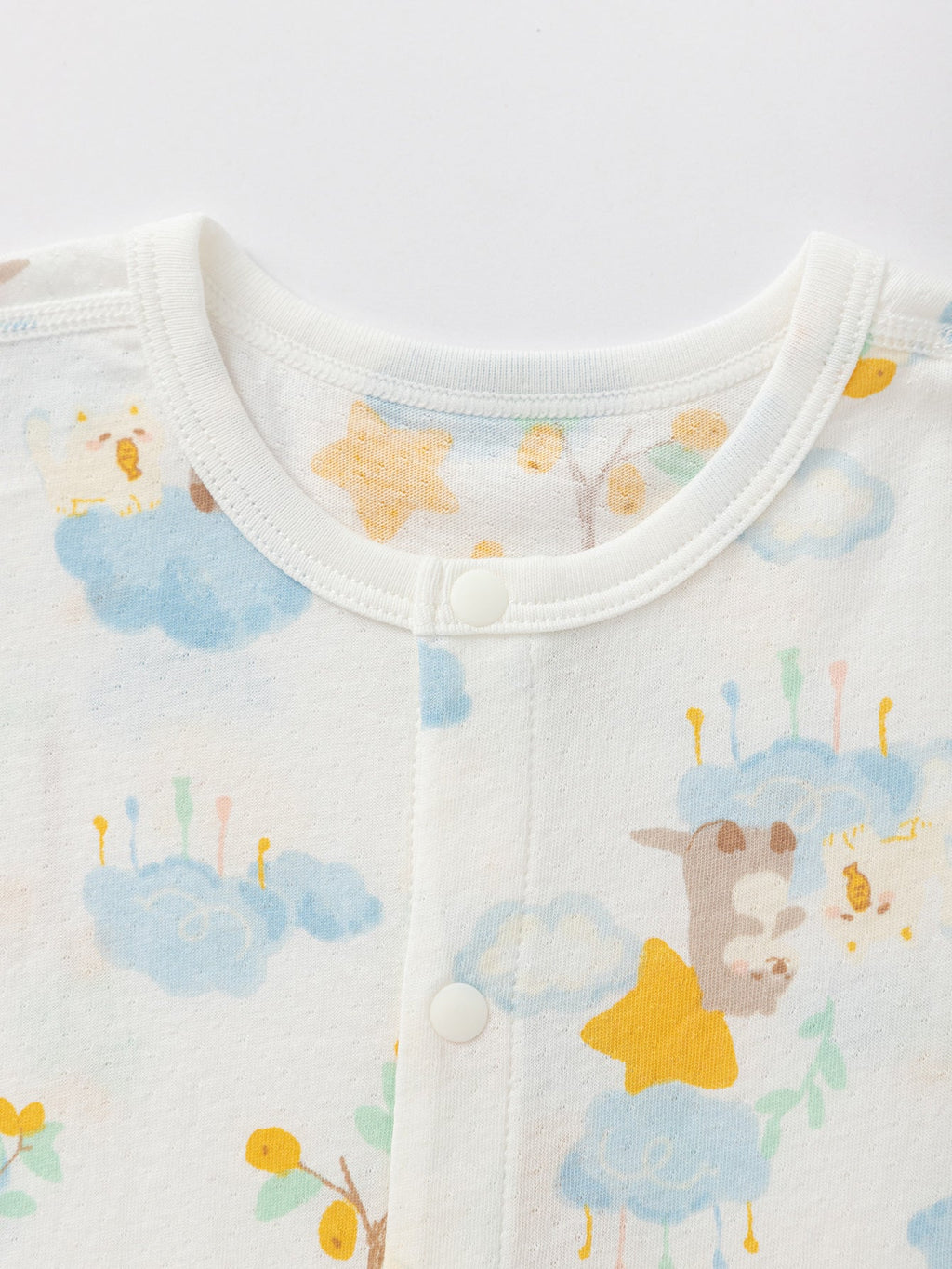 Baby Unisex Baby Underwear Suit In A Straight Open Jumpsuit
