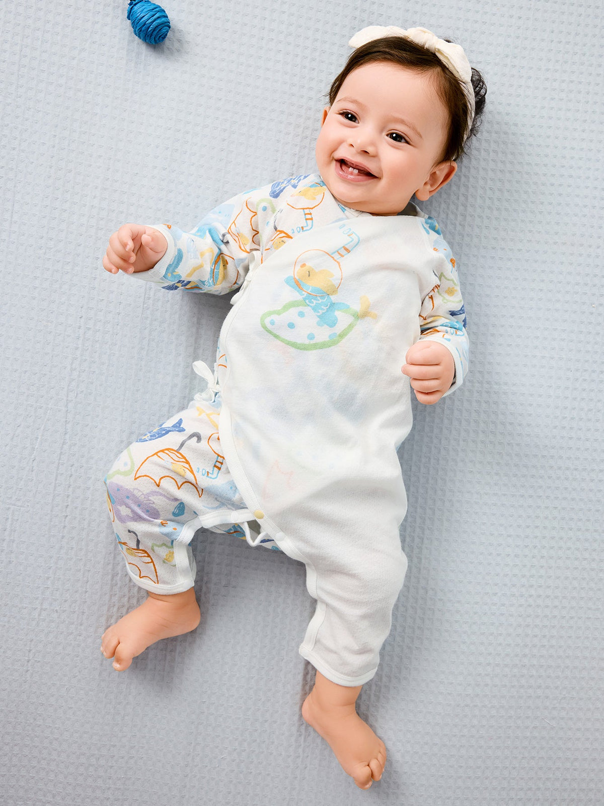 Baby Unisex Underwear Suit Side Open Jumpsuit