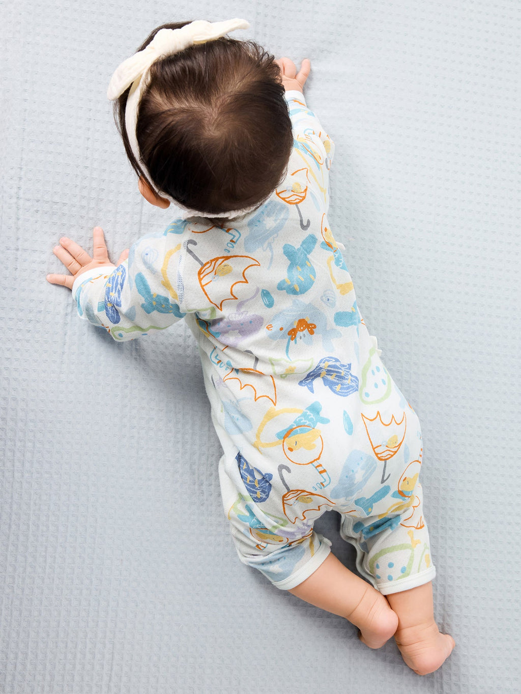 Baby Unisex Underwear Suit Side Open Jumpsuit