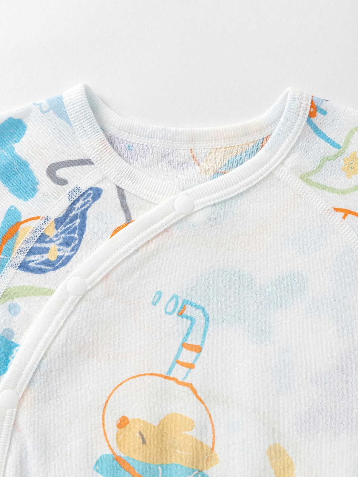 Baby Unisex Underwear Suit Side Open Jumpsuit
