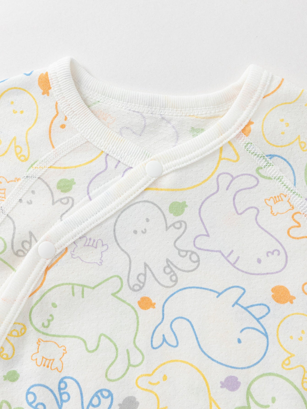 Baby Unisex Underwear Suit Side Open Jumpsuit
