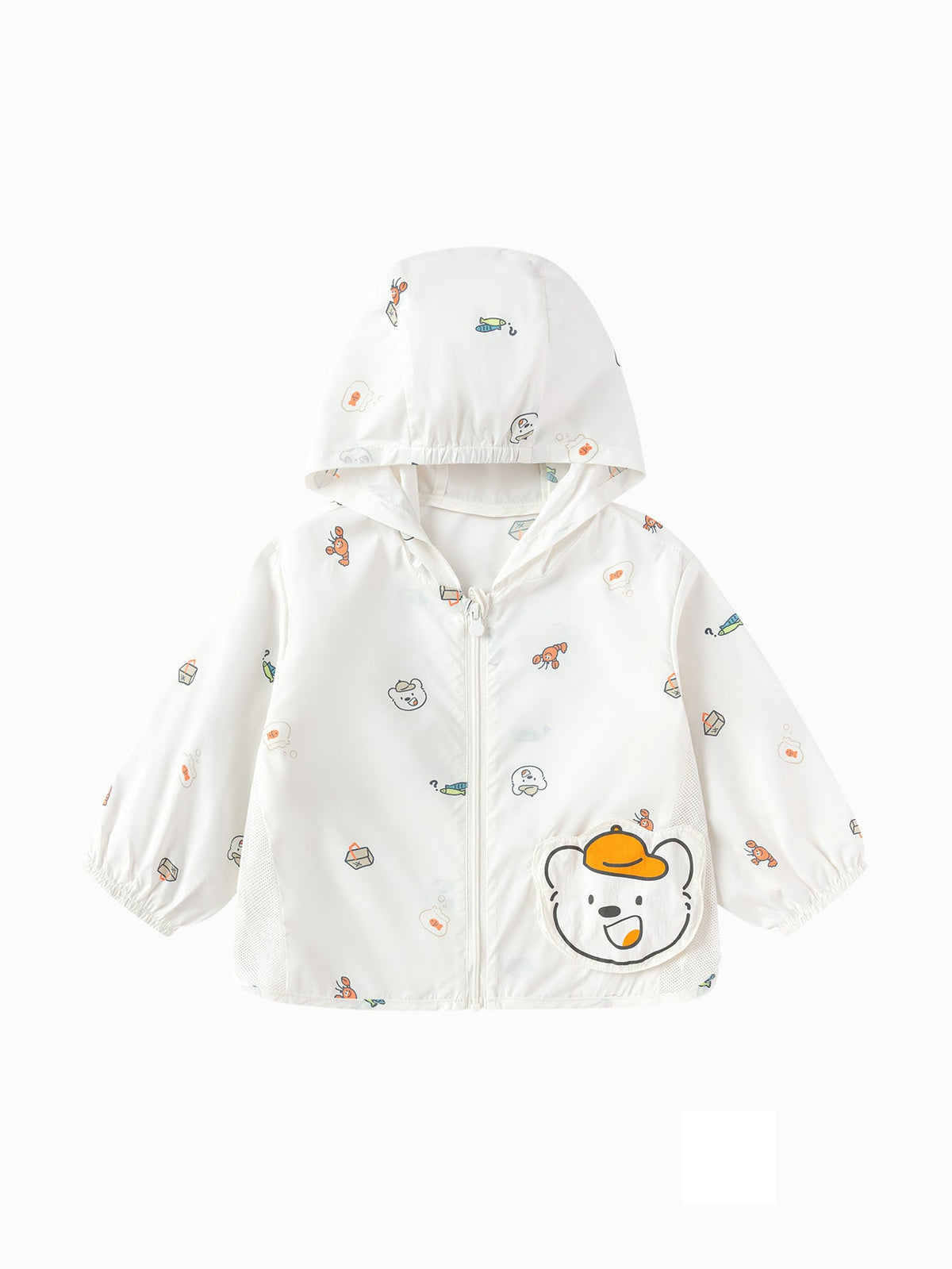 Balabala Baby Unisex Cartoon Hooded Jacket