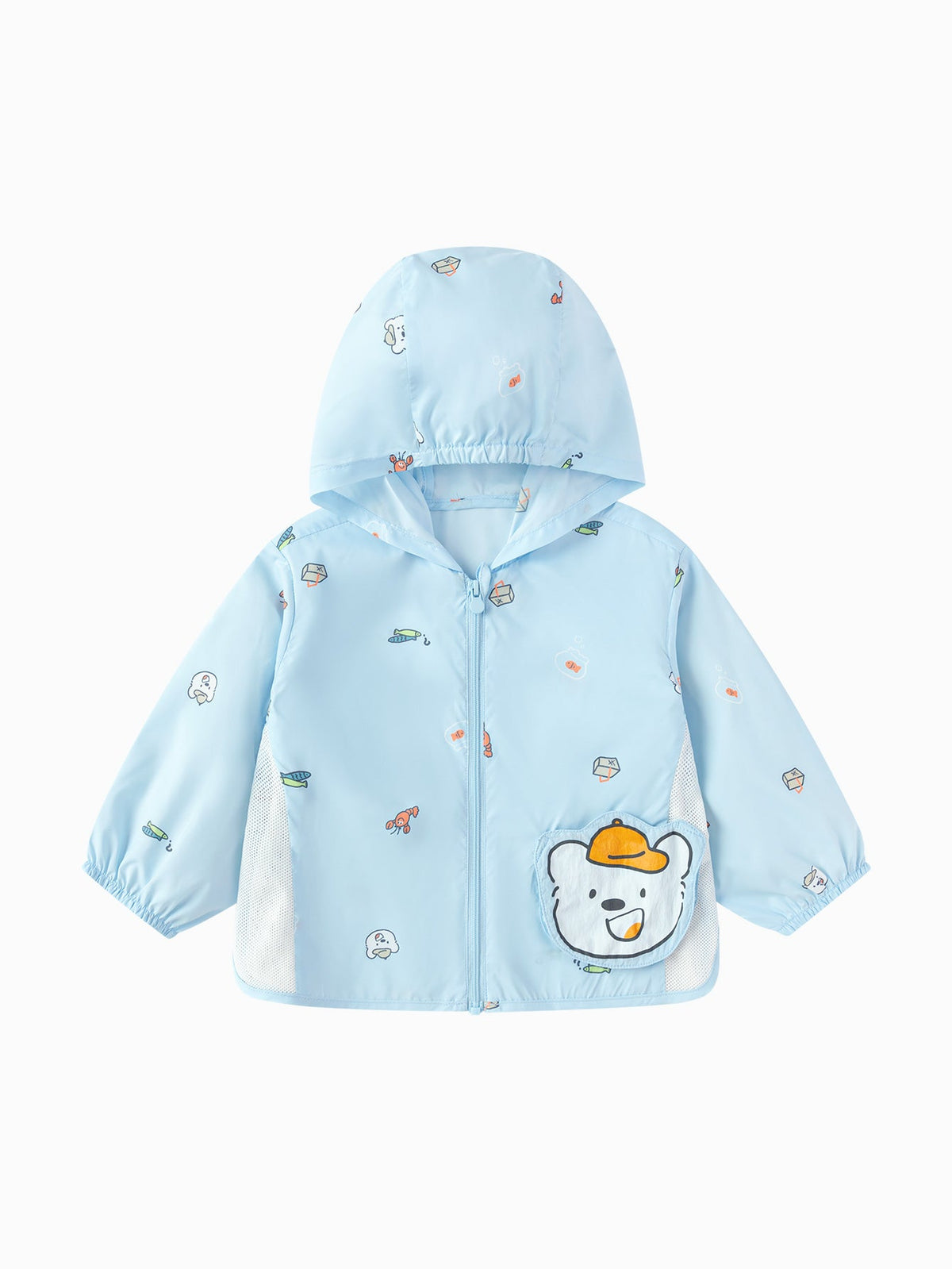 Balabala Baby Unisex Cartoon Hooded Jacket