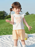 Balabala Baby Girl Short Sleeve Suit