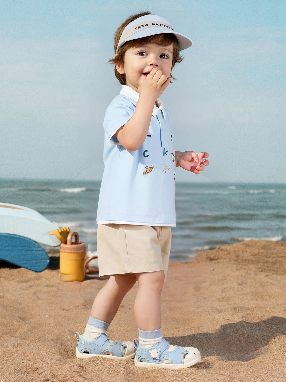 Balabala Baby Boy Short Sleeve Suit