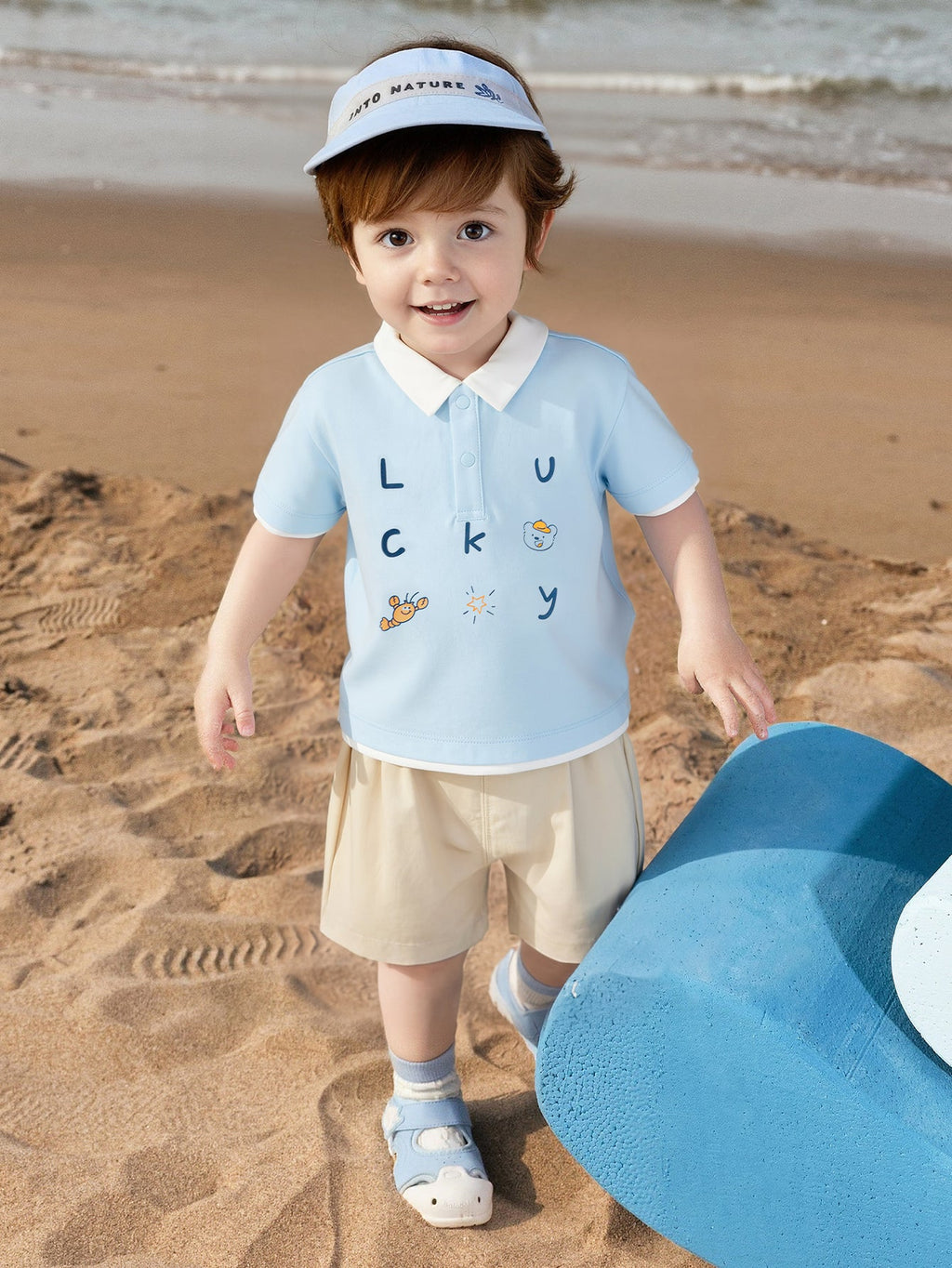 Balabala Baby Boy Short Sleeve Suit