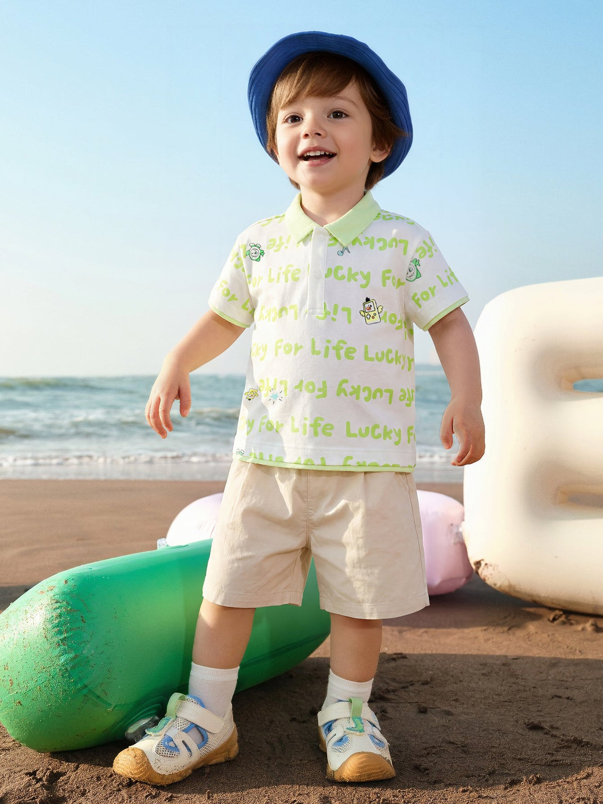 Balabala Baby Boy Short Sleeve Suit