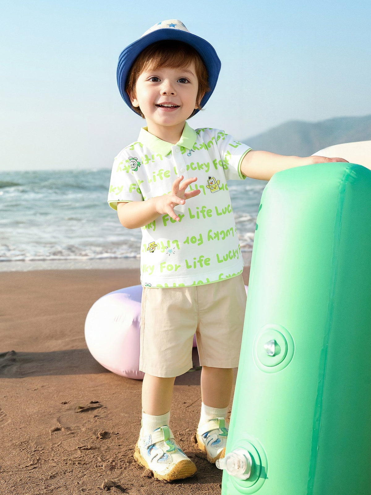 Balabala Baby Boy Short Sleeve Suit