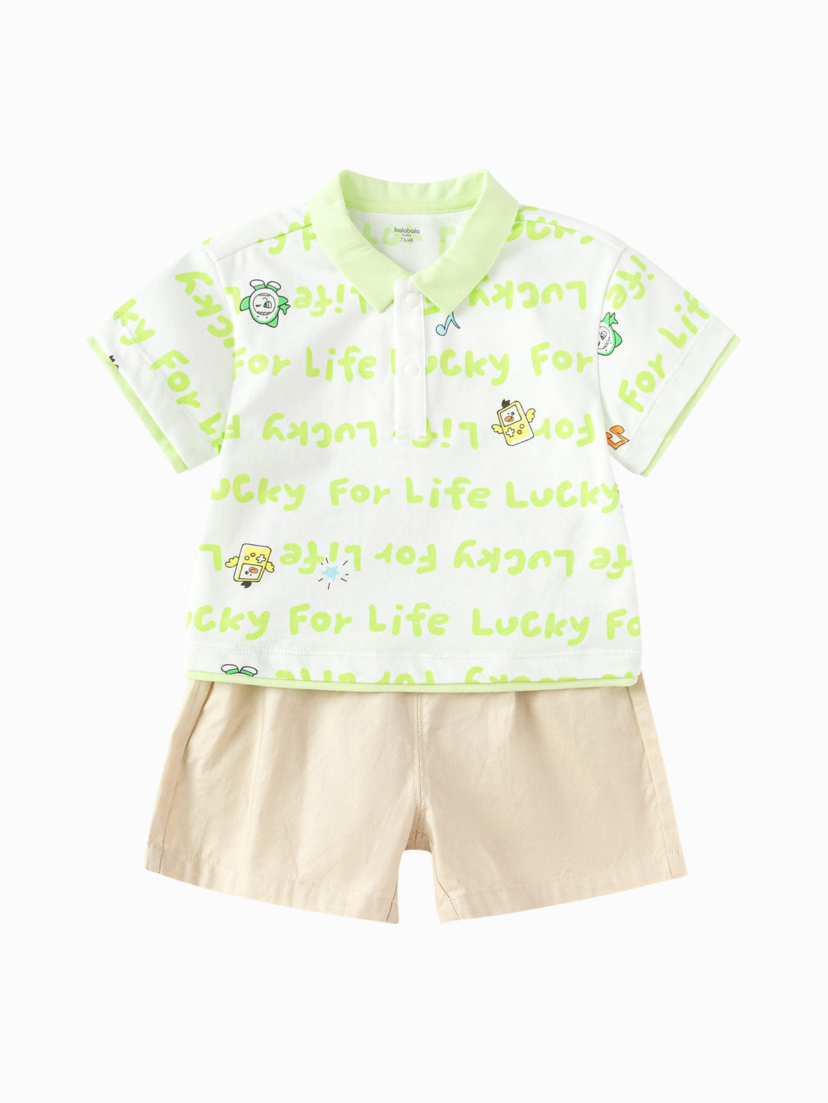 Balabala Baby Boy Short Sleeve Suit