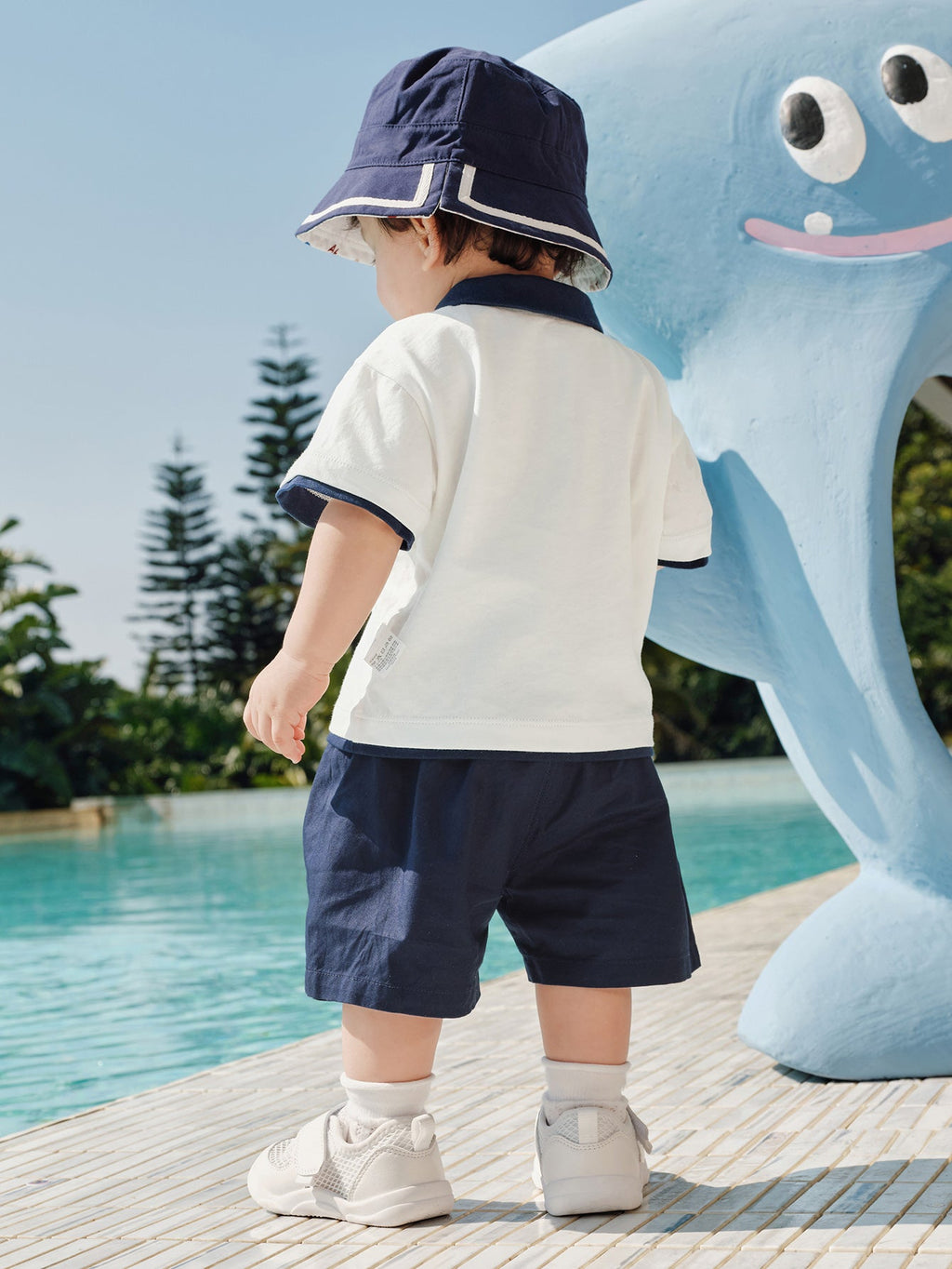 Balabala Baby Boy Short Sleeve Suit
