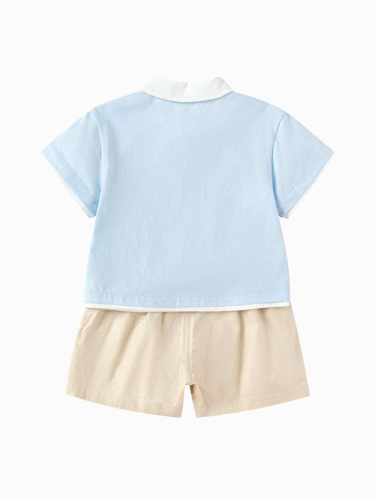 Balabala Baby Boy Short Sleeve Suit