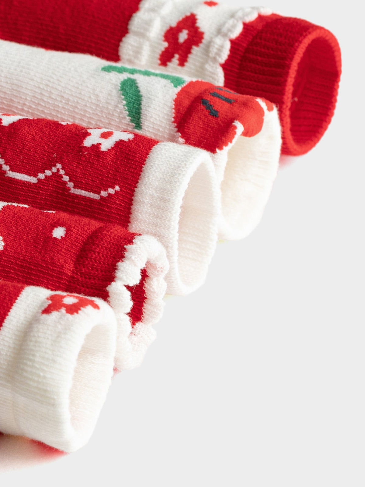 Balabala Baby Socks Year of Snake New Children Cotton Socks Boy And Girl Toddler Animal Year Red 5Pcs Pack