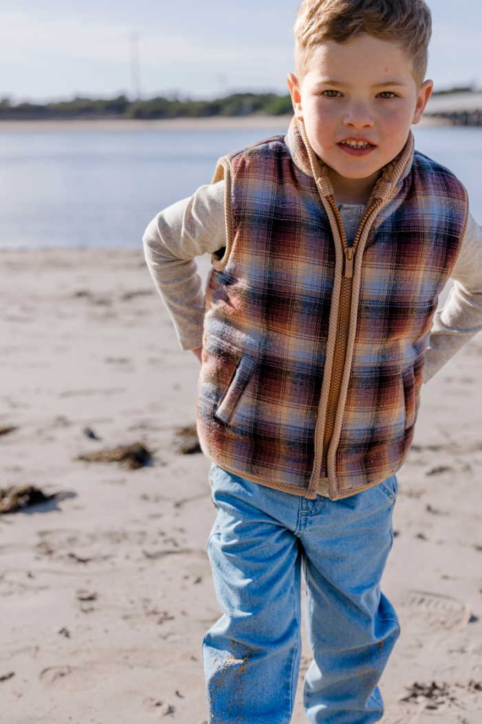 Fitzroy Check Vest