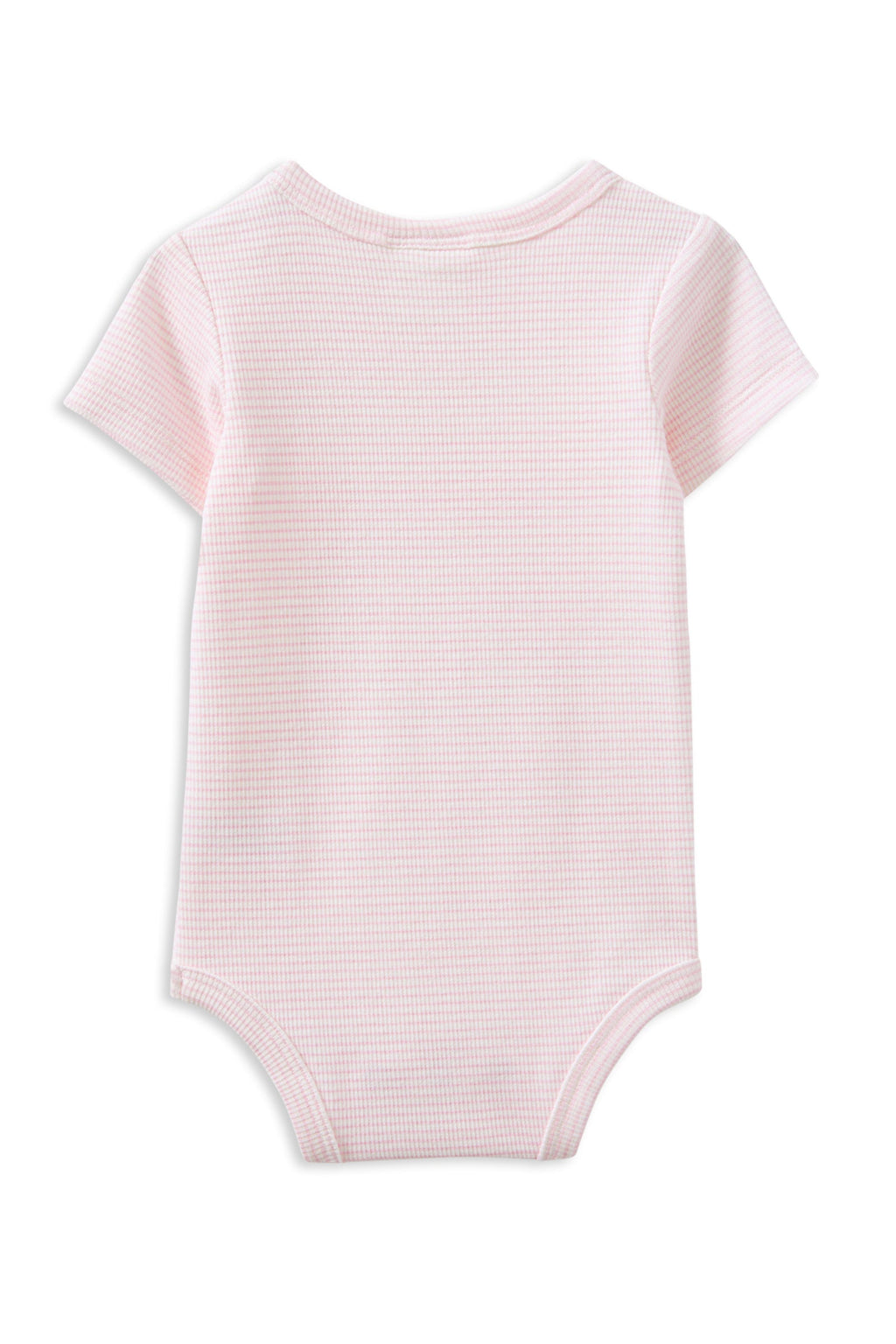 Pink Stripe Rib Bubbysuit