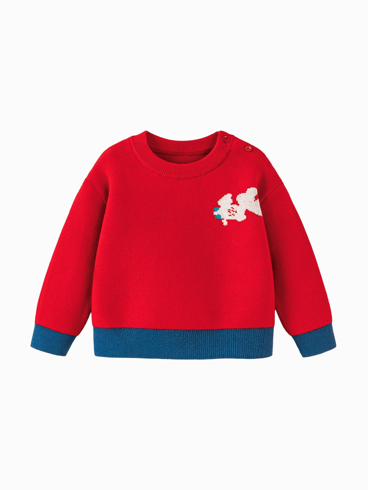 Baby Unisex New Year greetings clothes sweater winter