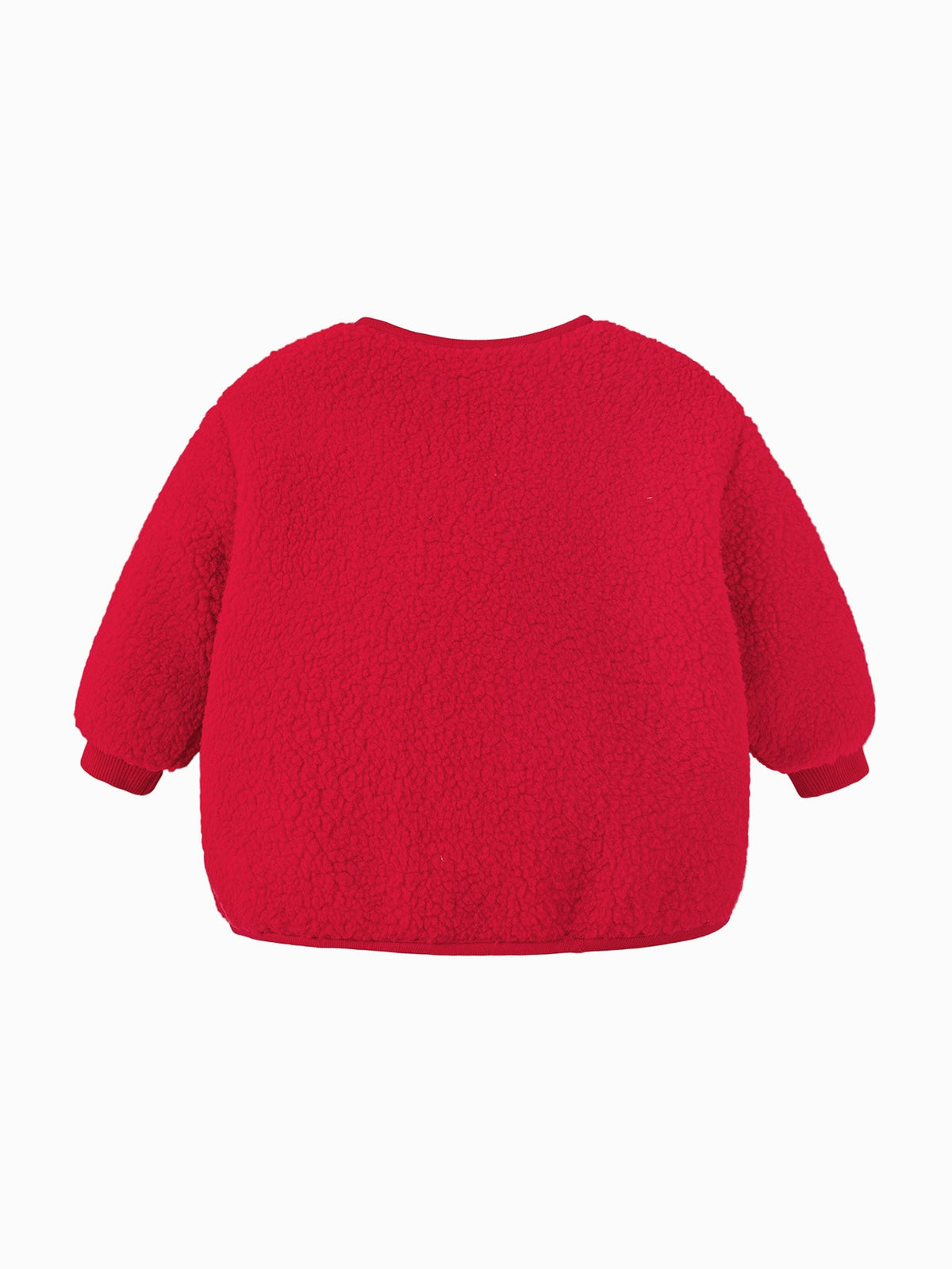 Baby Unisex New Chinese New Year Greetings Clothes Imitation Sherpa Jacket Winter