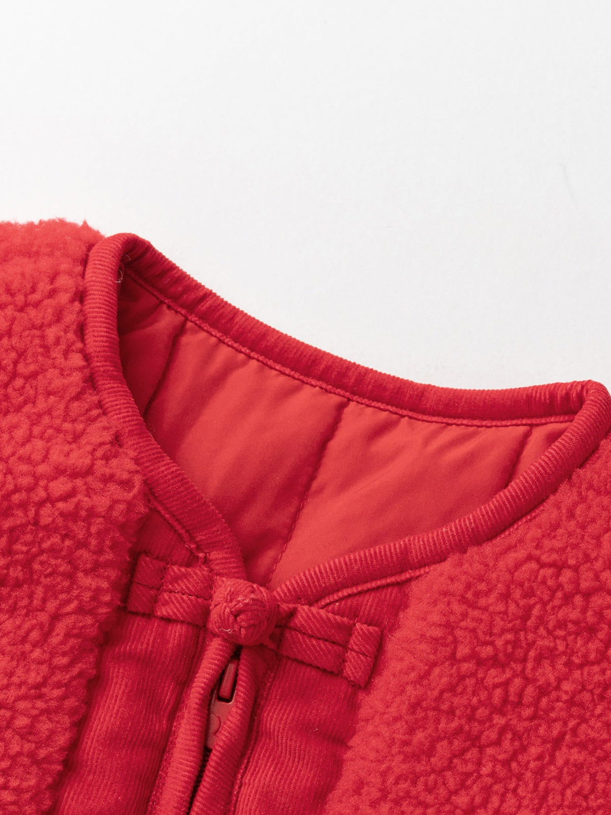 Baby Unisex New Chinese New Year Greetings Clothes Imitation Sherpa Jacket Winter