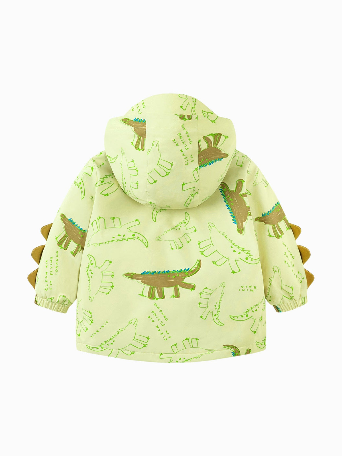 Baby Unisex New Chinese style three-proof anti-humidity and cold-keeping warm plush hooded jacket