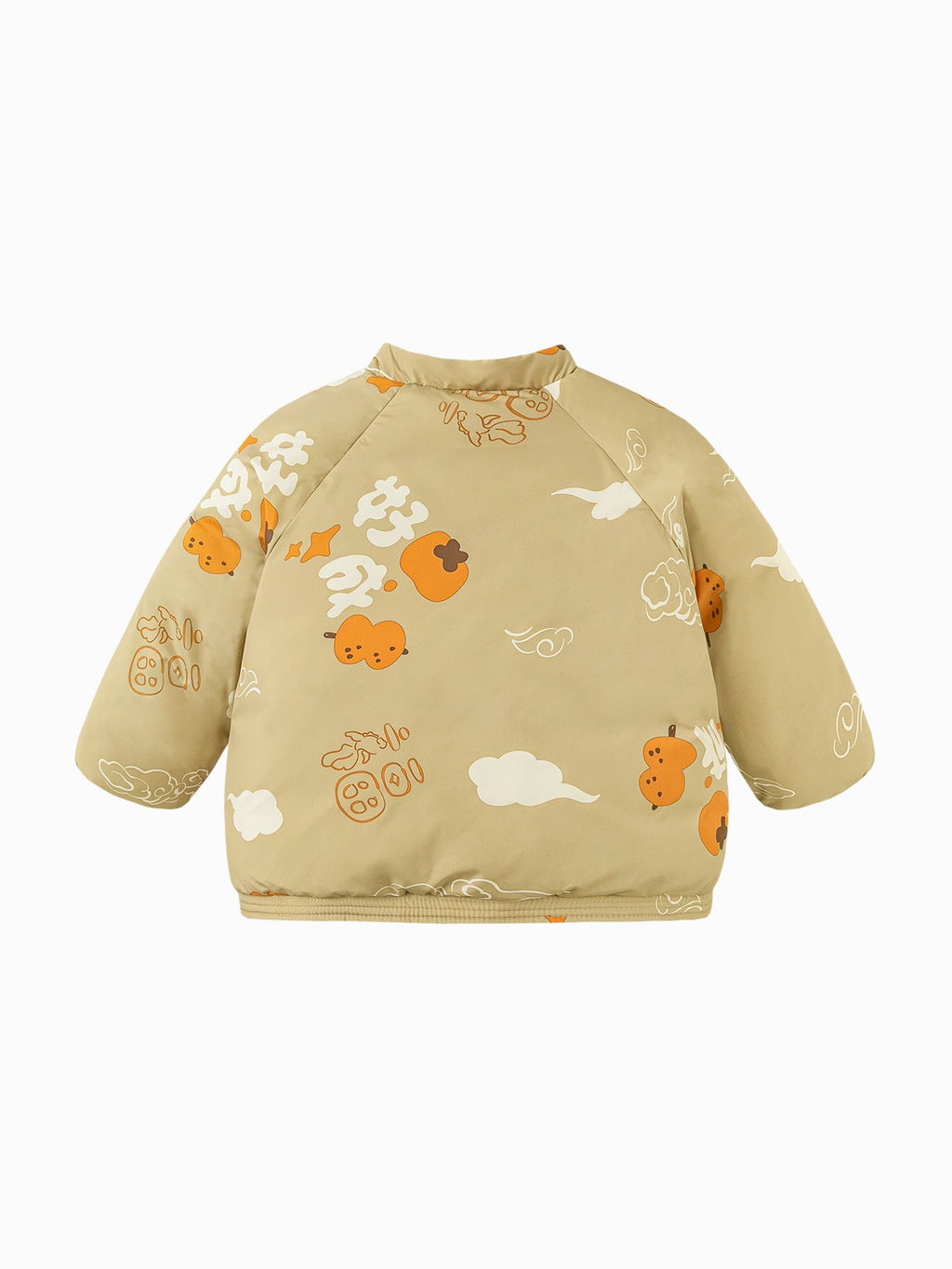 Baby Unisex New Chinese New Year Greetings Waterproof and Oil-proof Cotton Jacket