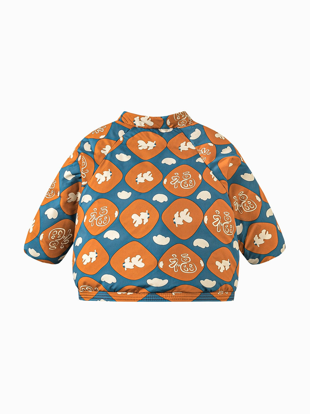 Baby Unisex New Chinese New Year Greetings Waterproof and Oil-proof Cotton Jacket