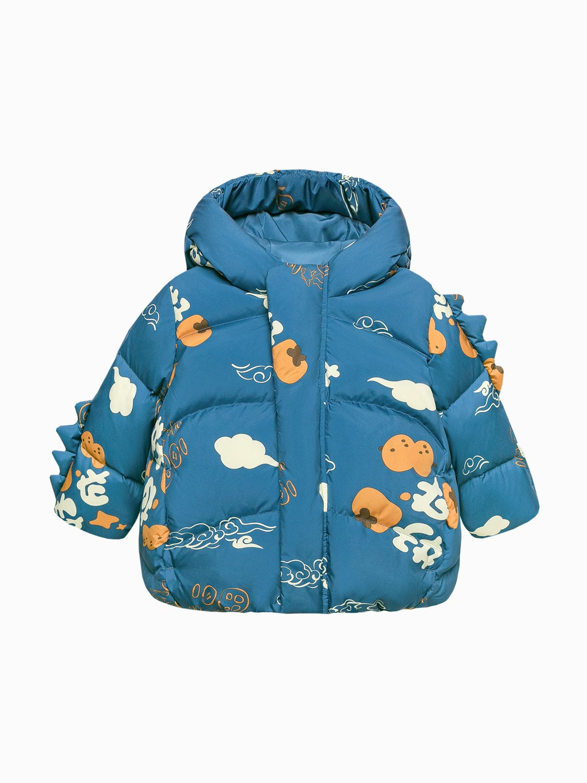 Baby Unisex New Chinese New Year Greetings Dress Waterproof and Oil-proof Down Jacket Winter